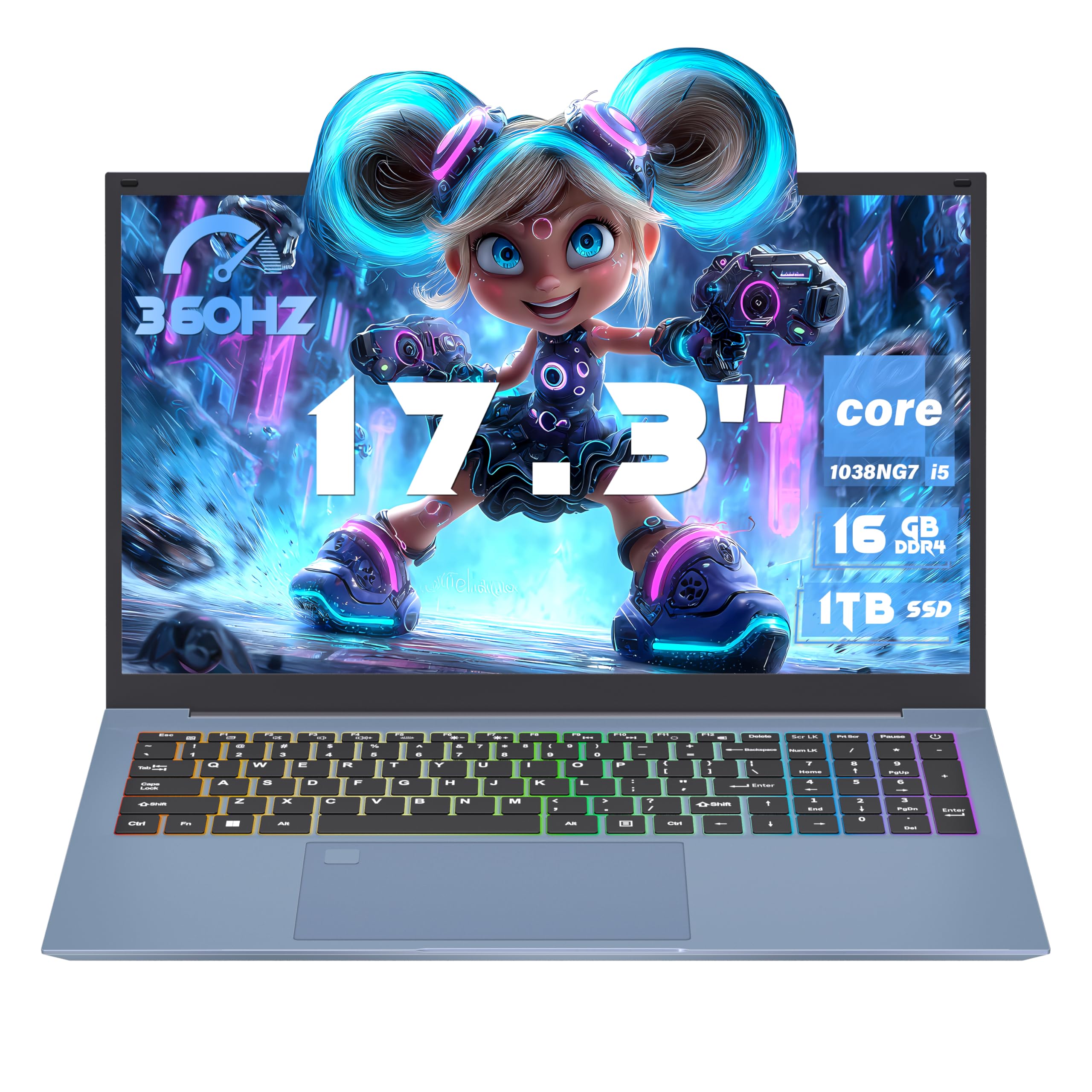 Amazon.co.jp: Svikou 17.3インチ FHD IPS ブルー ノートパソコン